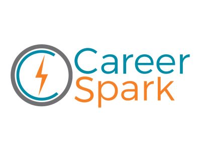 Greater Peoria CareerSpark Logo with lightning bolt